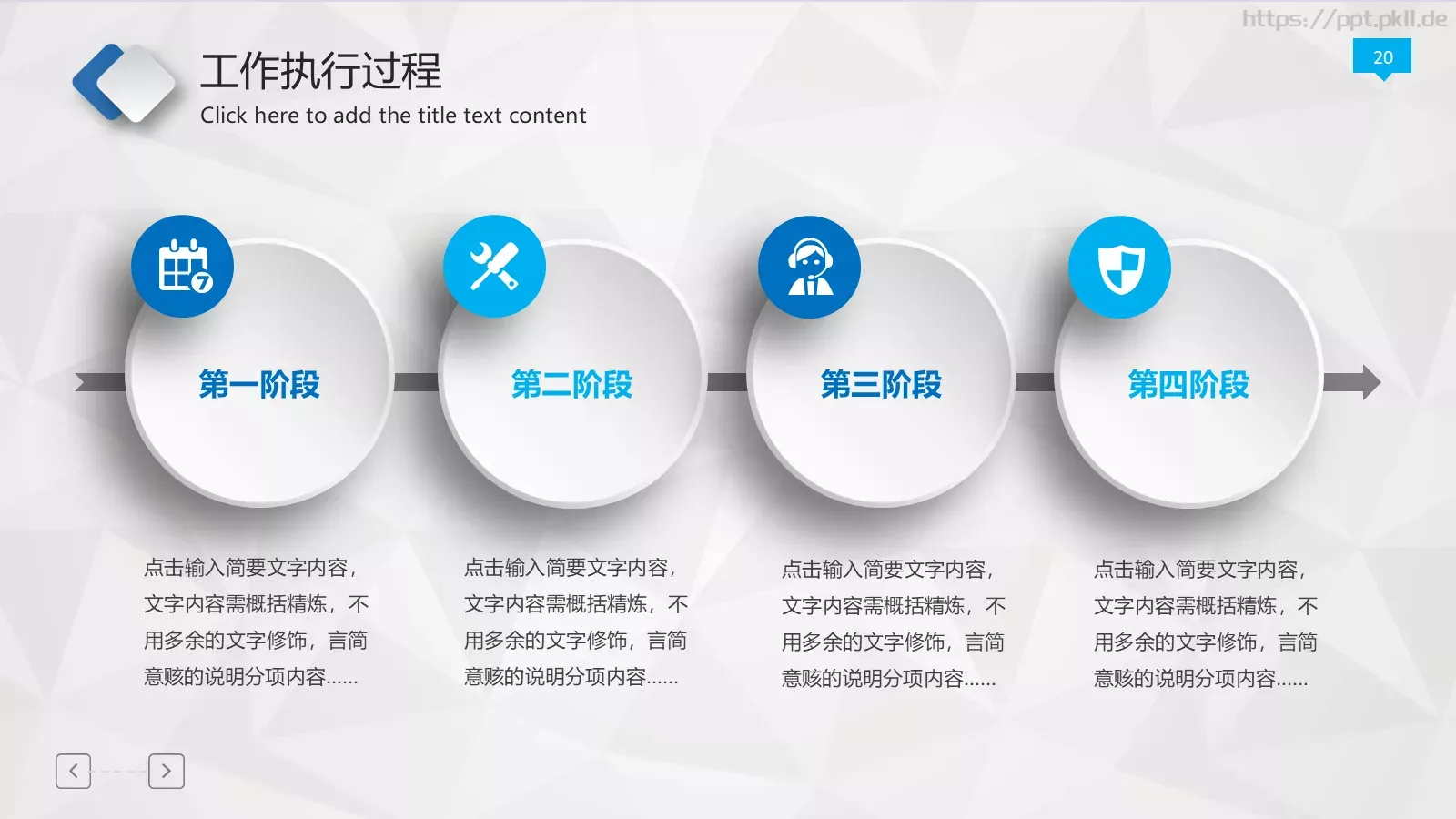 工作报告年终总结PPT模板 第 20 页预览图