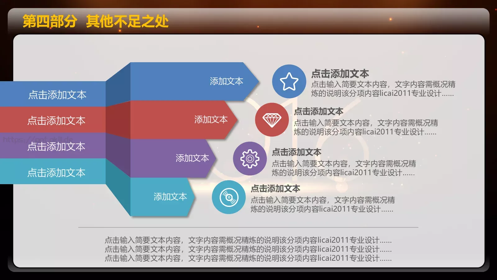 一个成长的年度年终总结PPT模板 第 30 页预览图