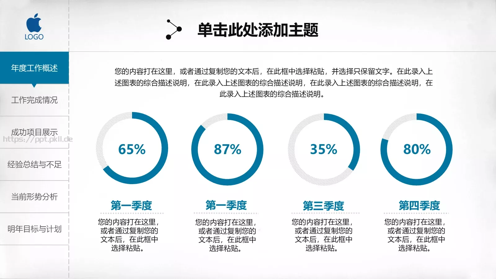 工作总结汇报PPT模板 第 7 页预览图