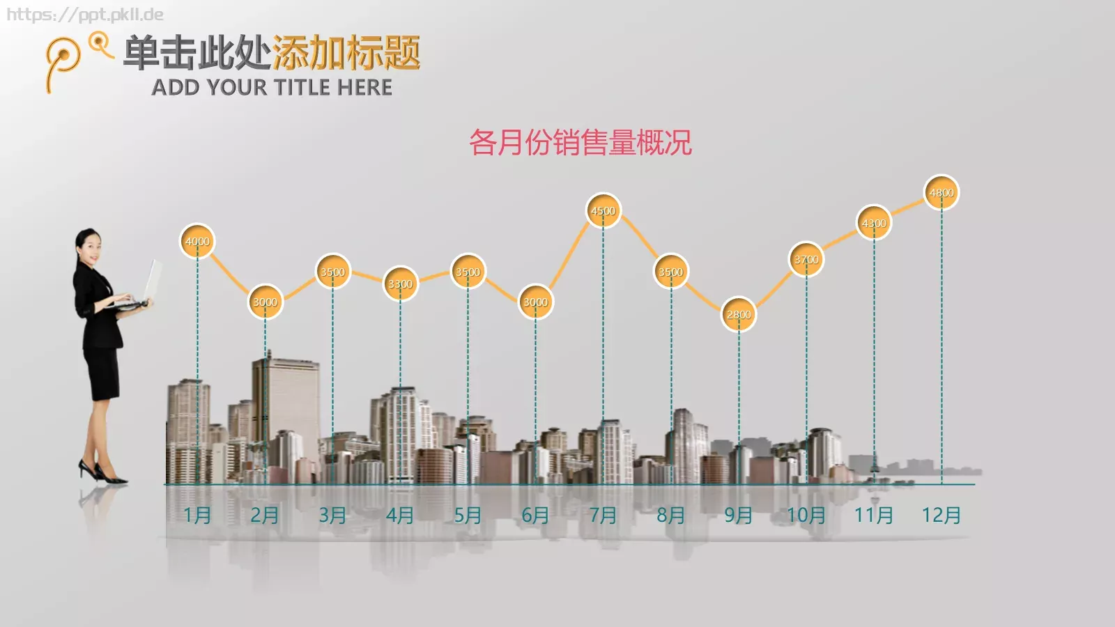 微立体商务工作汇报年终总结PPT模板 第 29 页预览图
