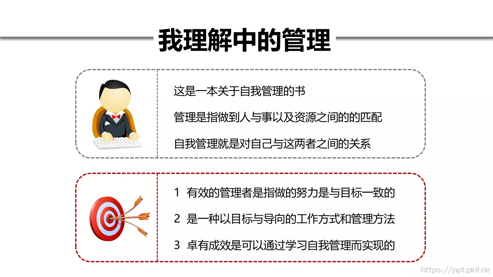 卓有成效的管理者PPT模板 第 2 页缩略图