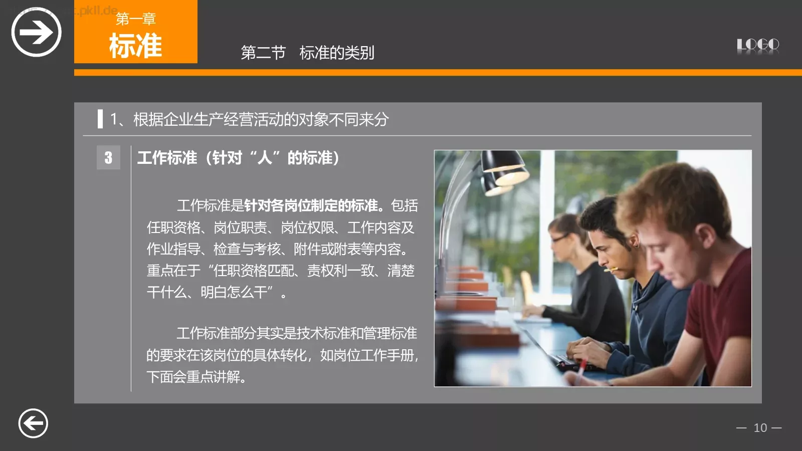 中层经理培训PPT模板 第 10 页预览图