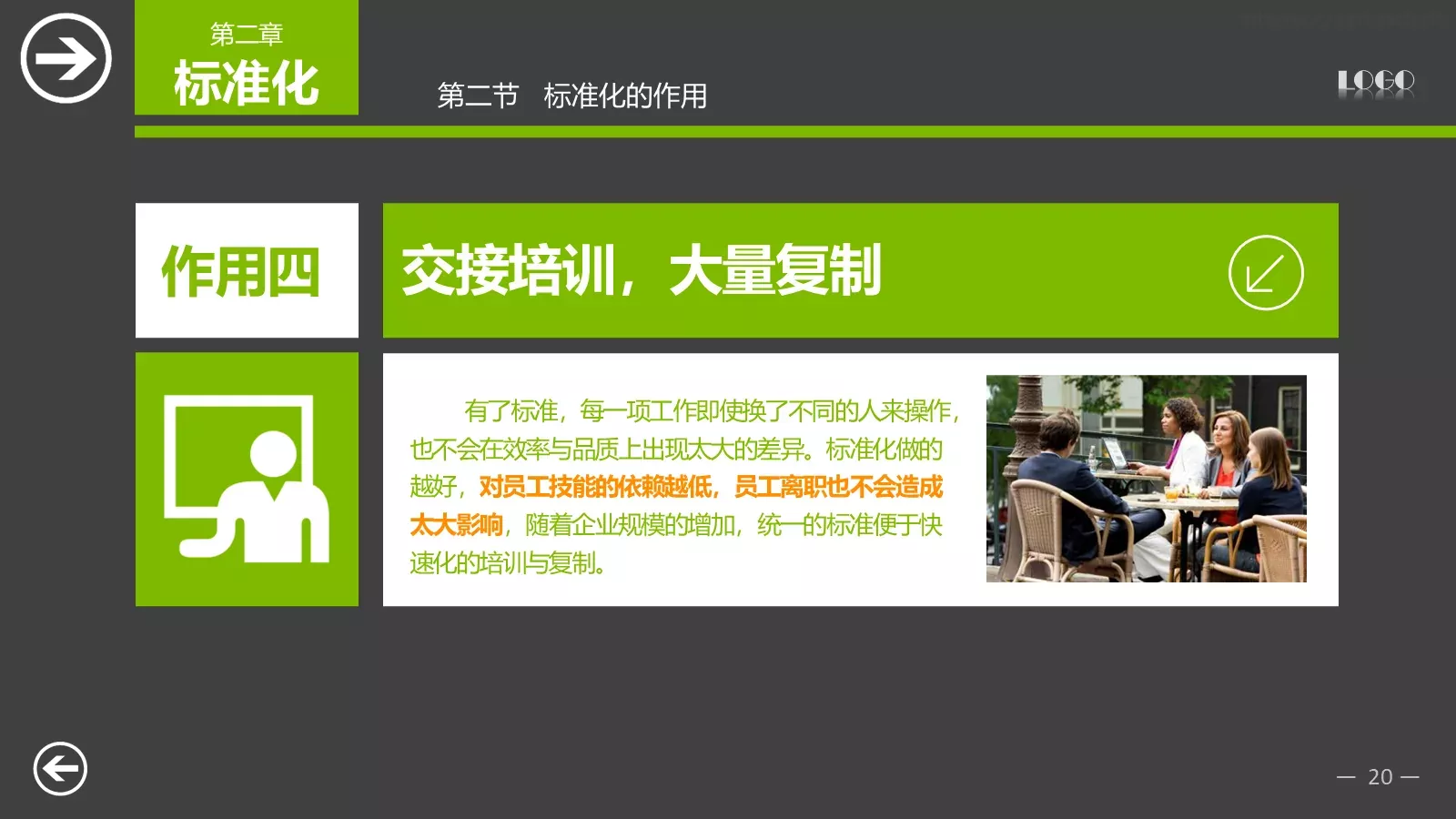 中层经理培训PPT模板 第 20 页预览图