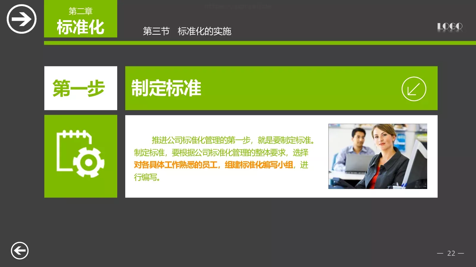 中层经理培训PPT模板 第 22 页预览图