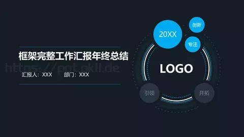 完整工作汇报年终总结PPT模板 缩略图