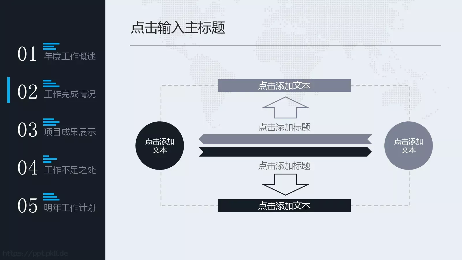 完整工作汇报年终总结PPT模板 第 19 页预览图