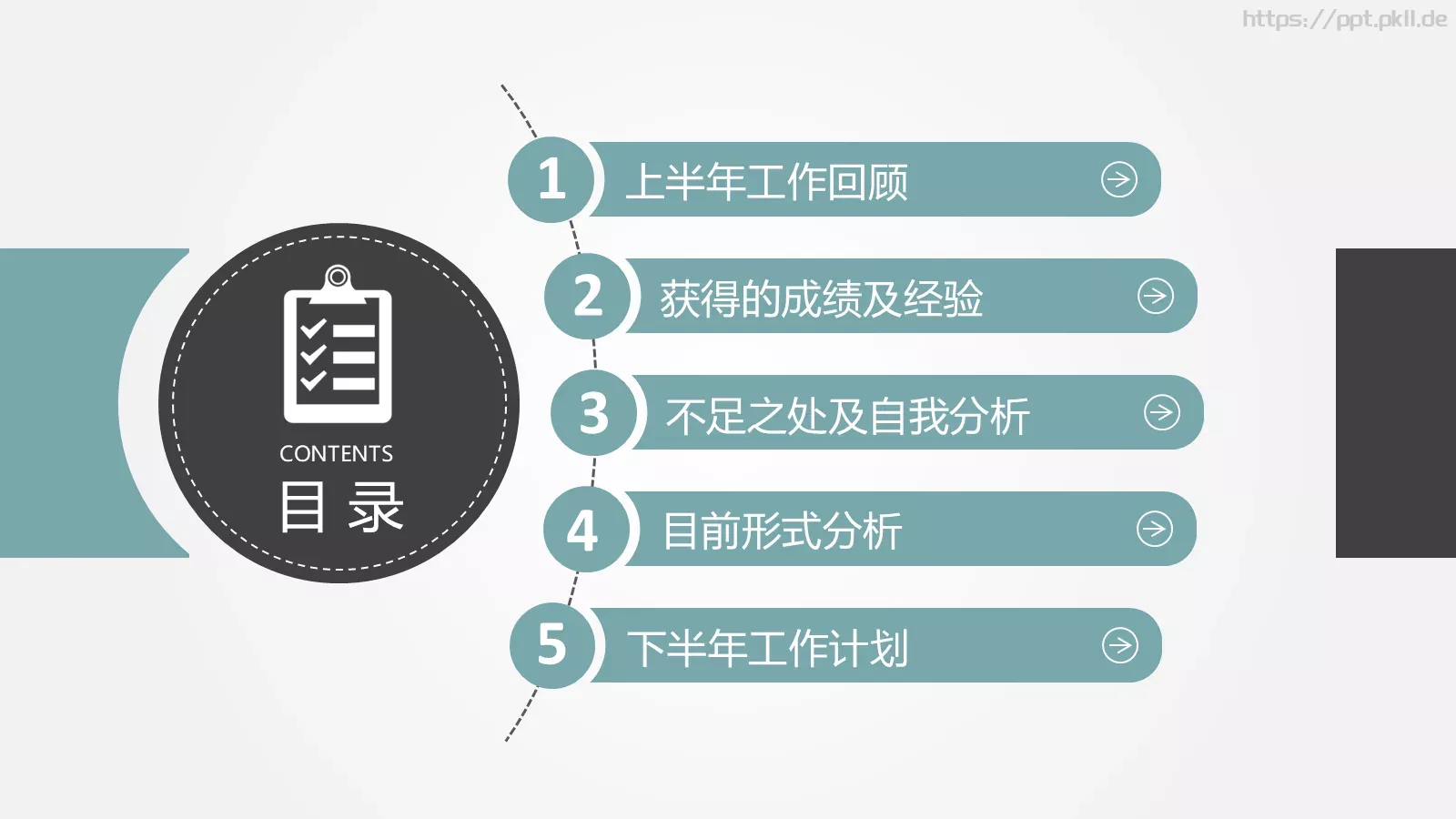 年度总结工作汇报PPT模板 第 2 页缩略图