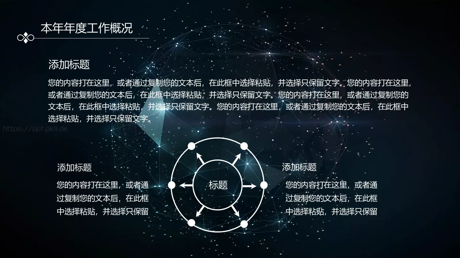 年终总结与新年工作计划PPT模板 第 4 页缩略图
