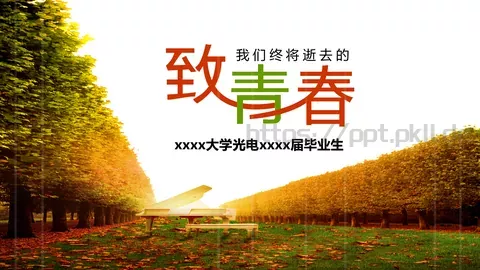 我们终将逝去的答辩简历PPT模板 缩略图