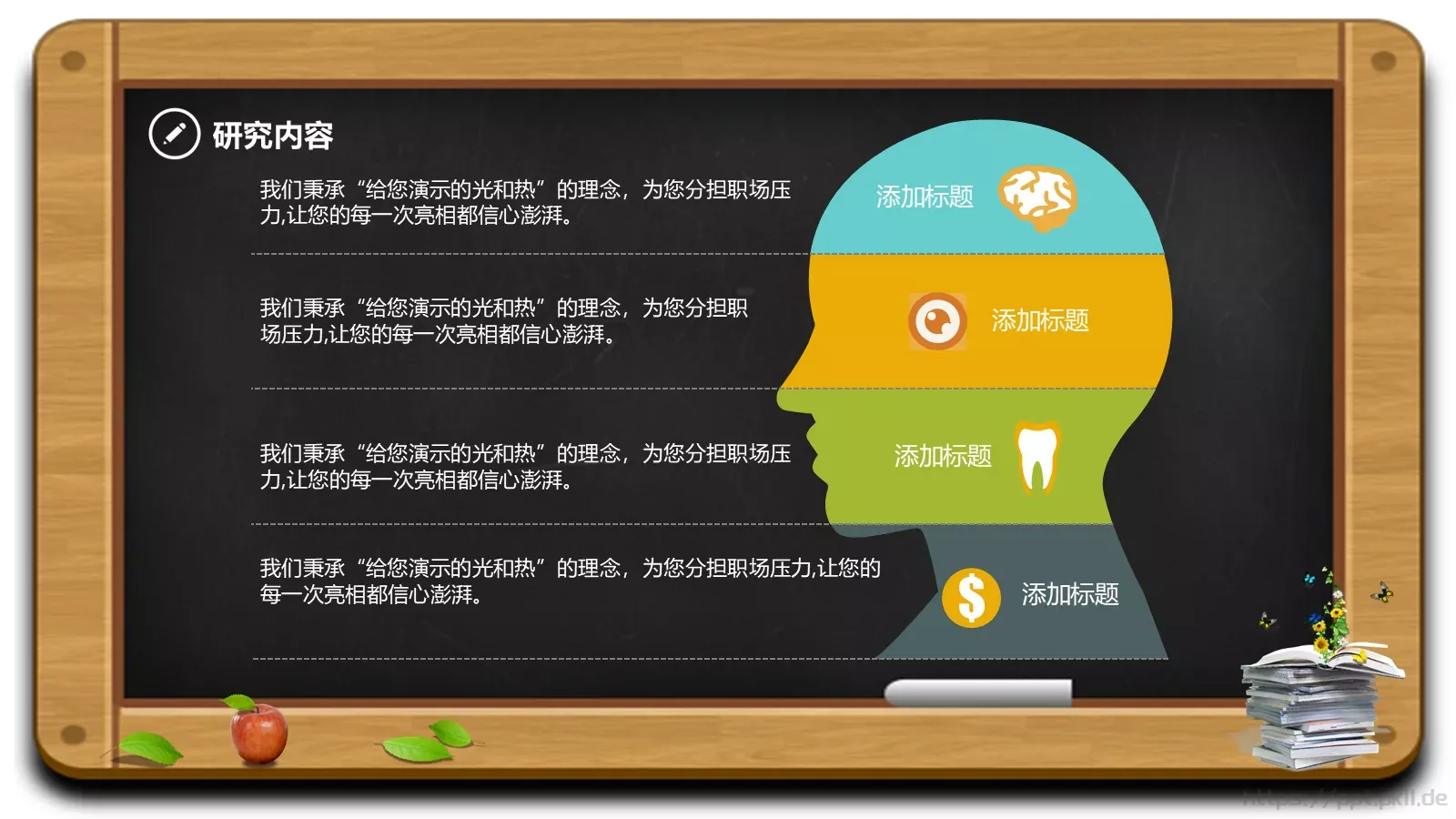 论文答辩PPT模板 第 9 页预览图