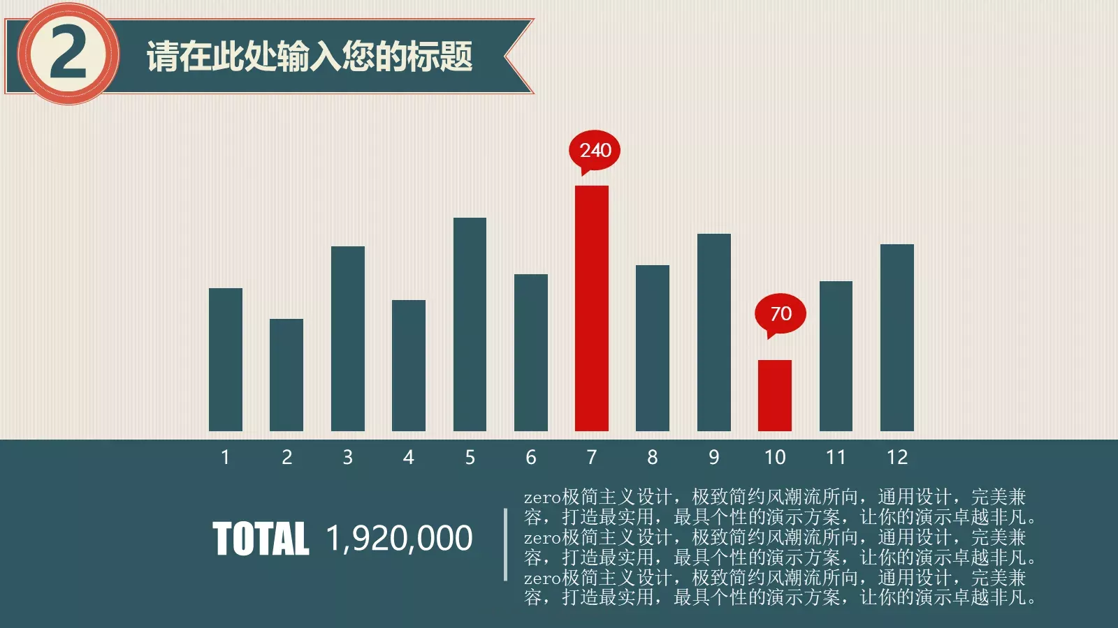 实用年终总结PPT模板 第 12 页预览图