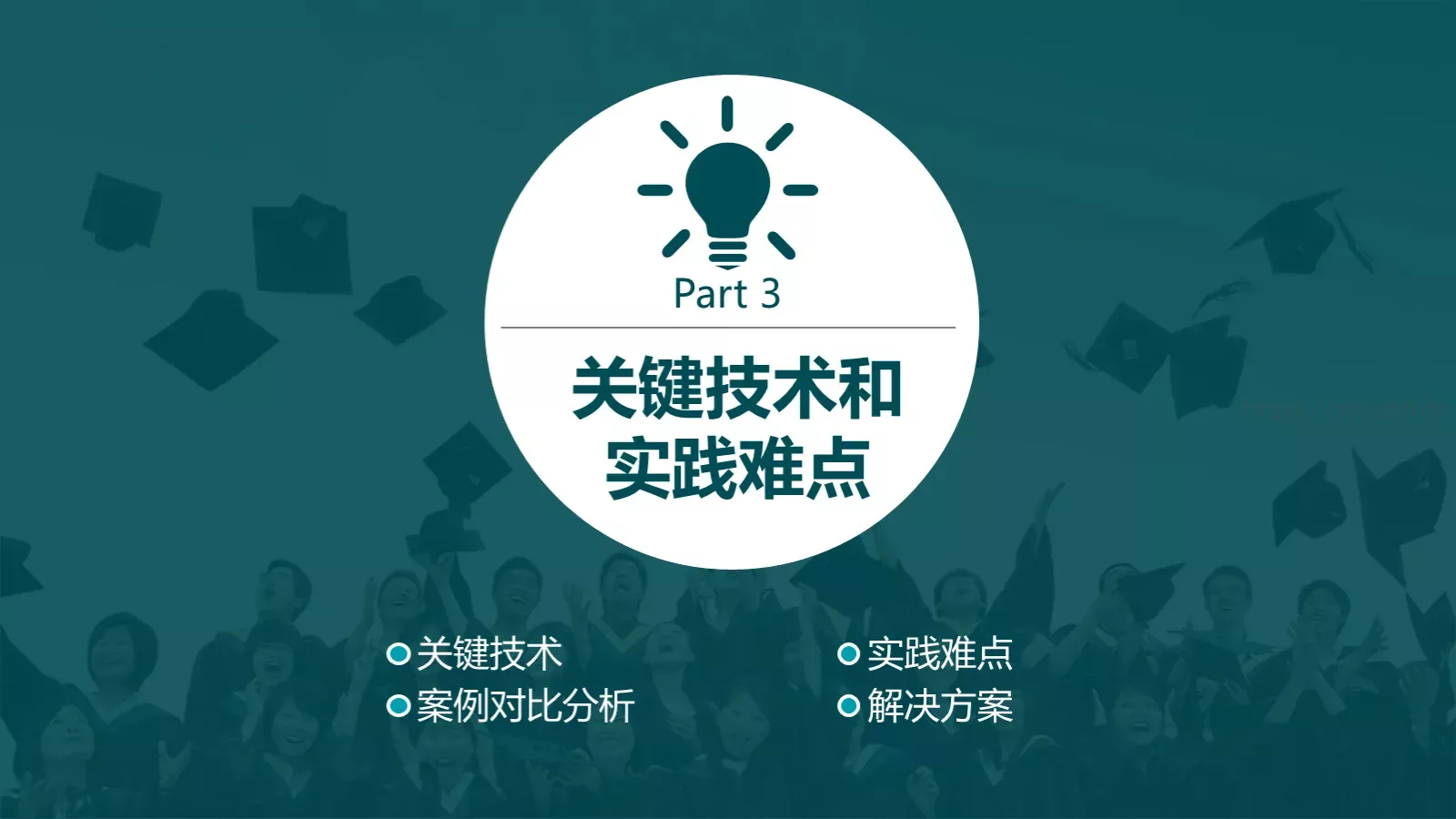框架完整的论文答辩动态模板 第 14 页预览图