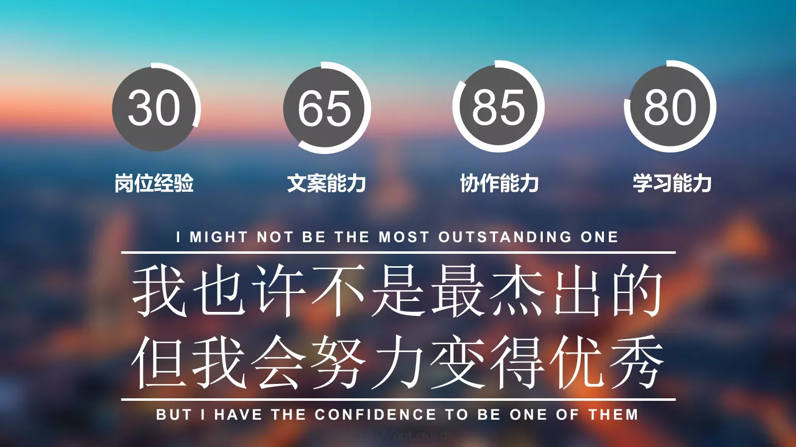 求职个人简历PPT模板 第 27 页预览图