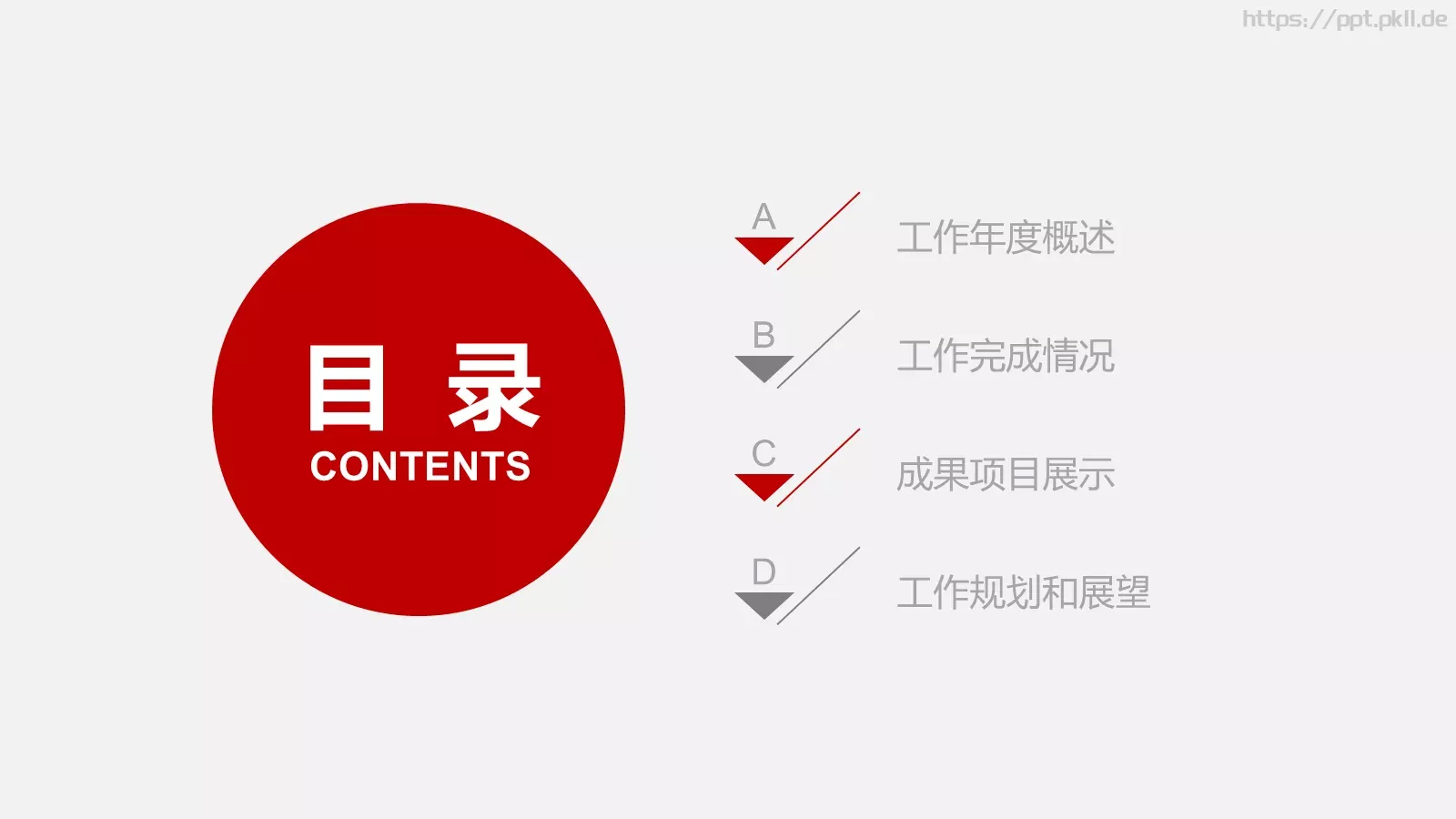 工作总结PPT模板 第 2 页缩略图