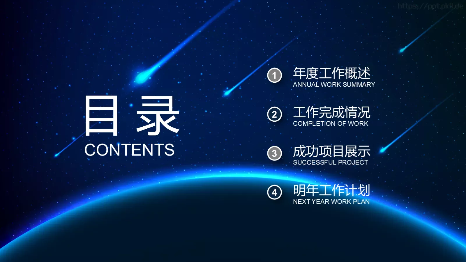 商务工作计划汇报PPT模板 第 2 页缩略图