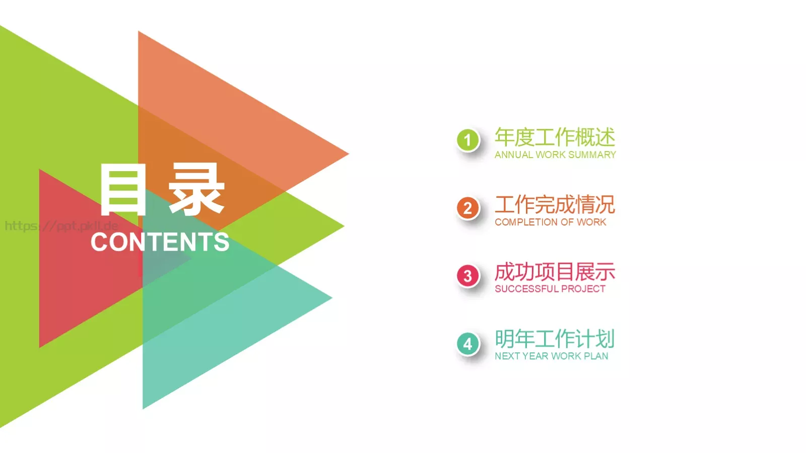 工作总结汇报PPT模板 第 2 页缩略图