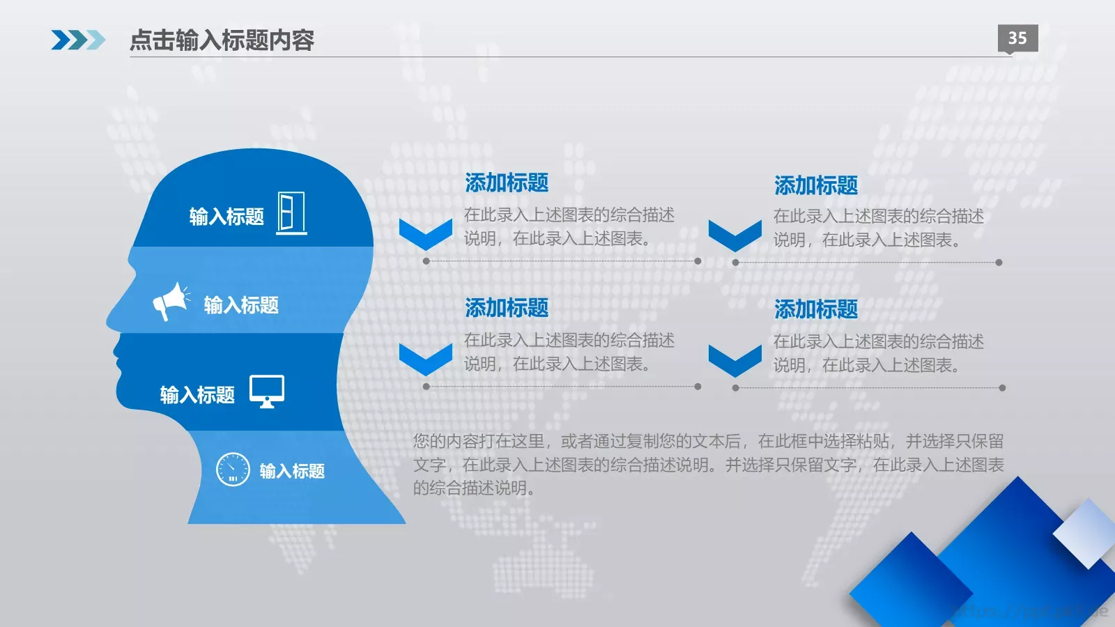 述职报告工作总结PPT模板 第 35 页预览图