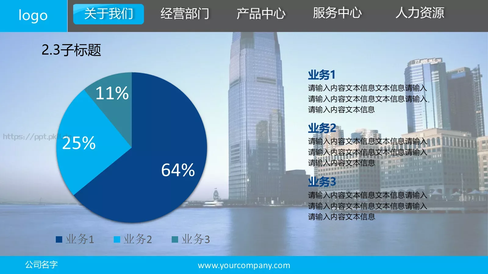 公司介绍宣传PPT模板 第 13 页预览图