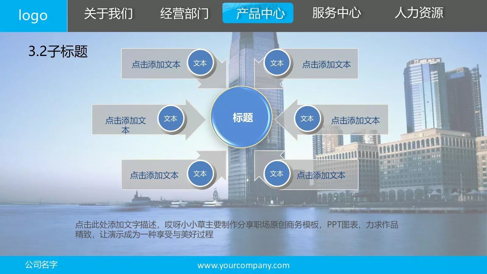 公司介绍宣传PPT模板 第 19 页预览图