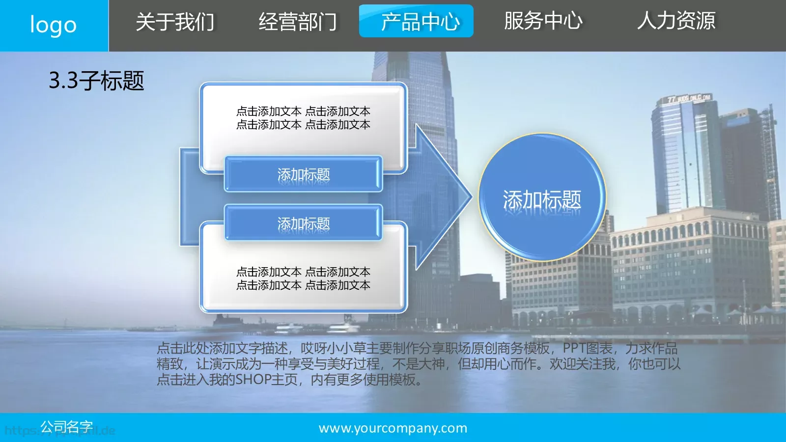 公司介绍宣传PPT模板 第 21 页预览图
