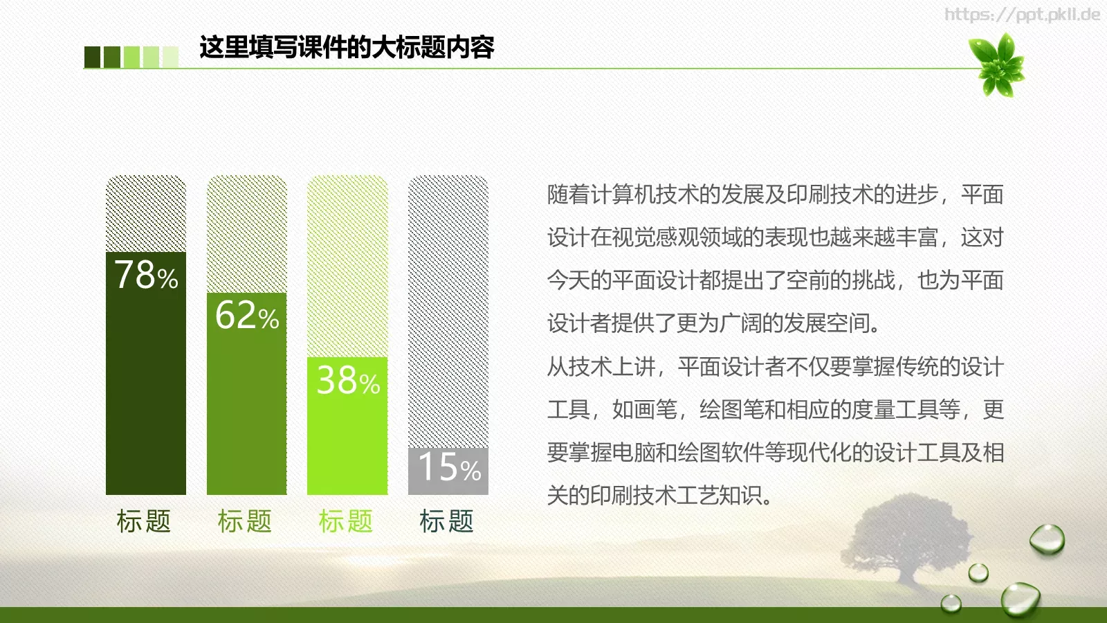 绿色环保工作计划总结汇报PPT模板 第 10 页预览图