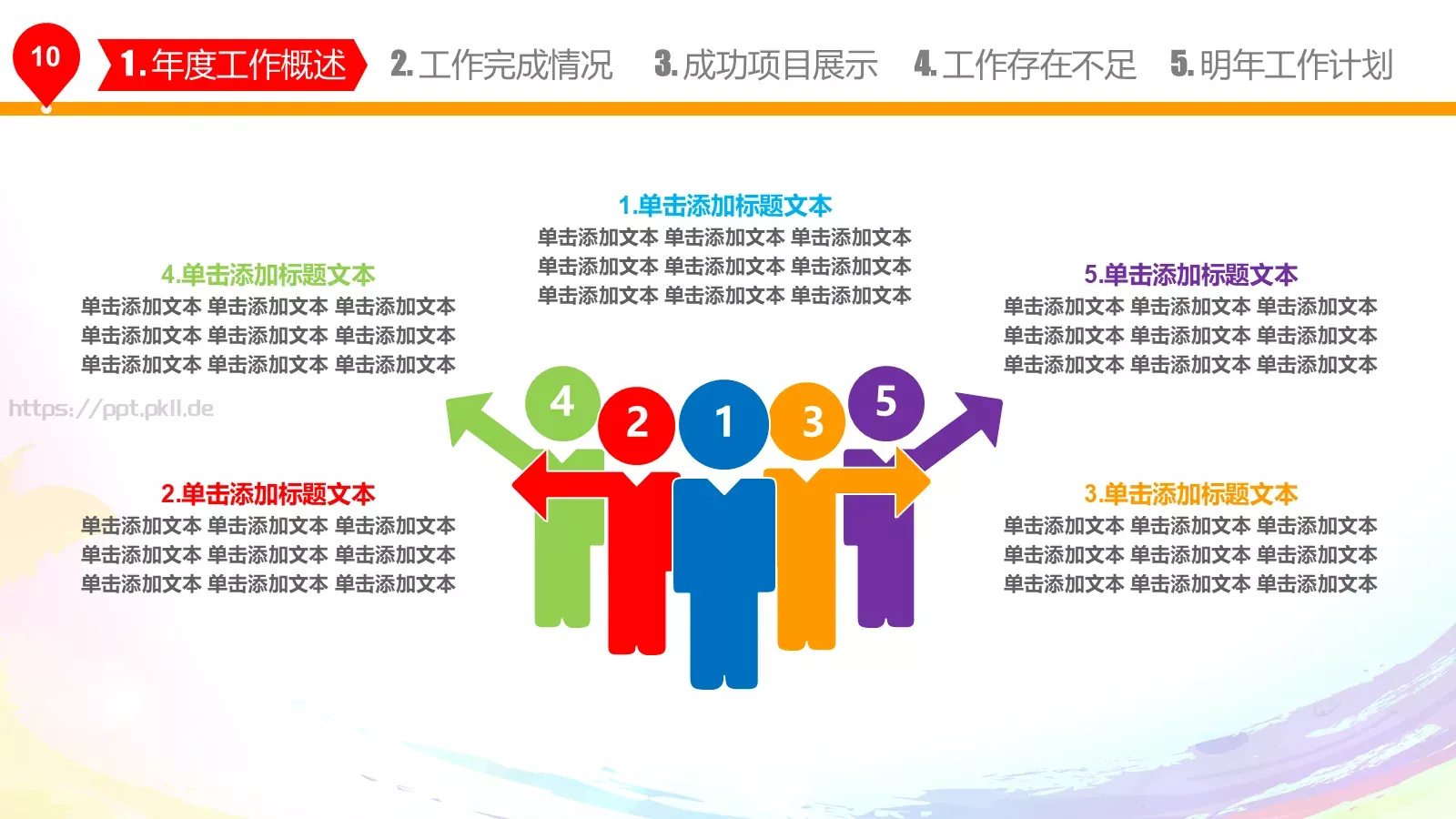 年终总结与新年计划PPT模板 第 11 页预览图