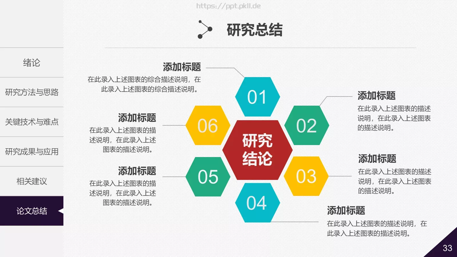 大学院系答辩简历PPT模板 第 33 页预览图