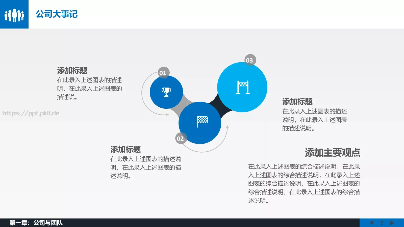 年终总结工作汇报PPT模板 第 9 页预览图