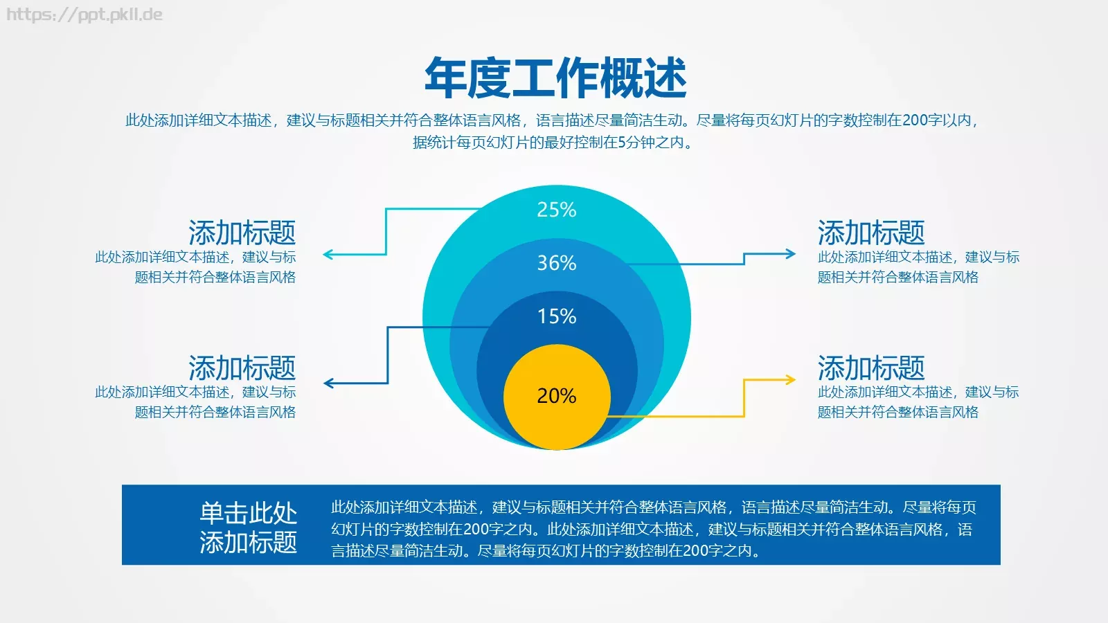 工作计划年终总结PPT模板 第 8 页预览图