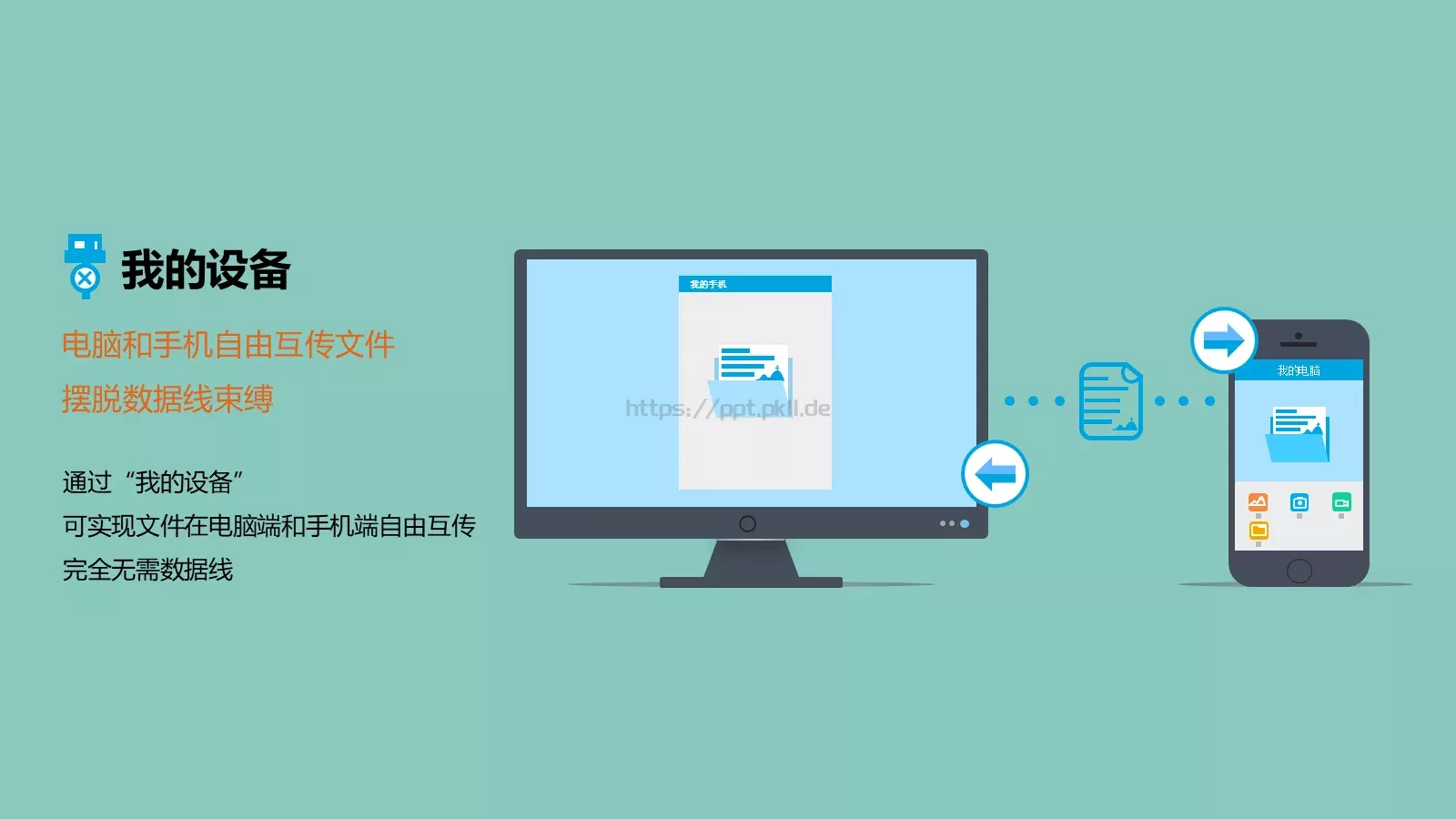 八大办公技巧PPT模板 第 6 页预览图