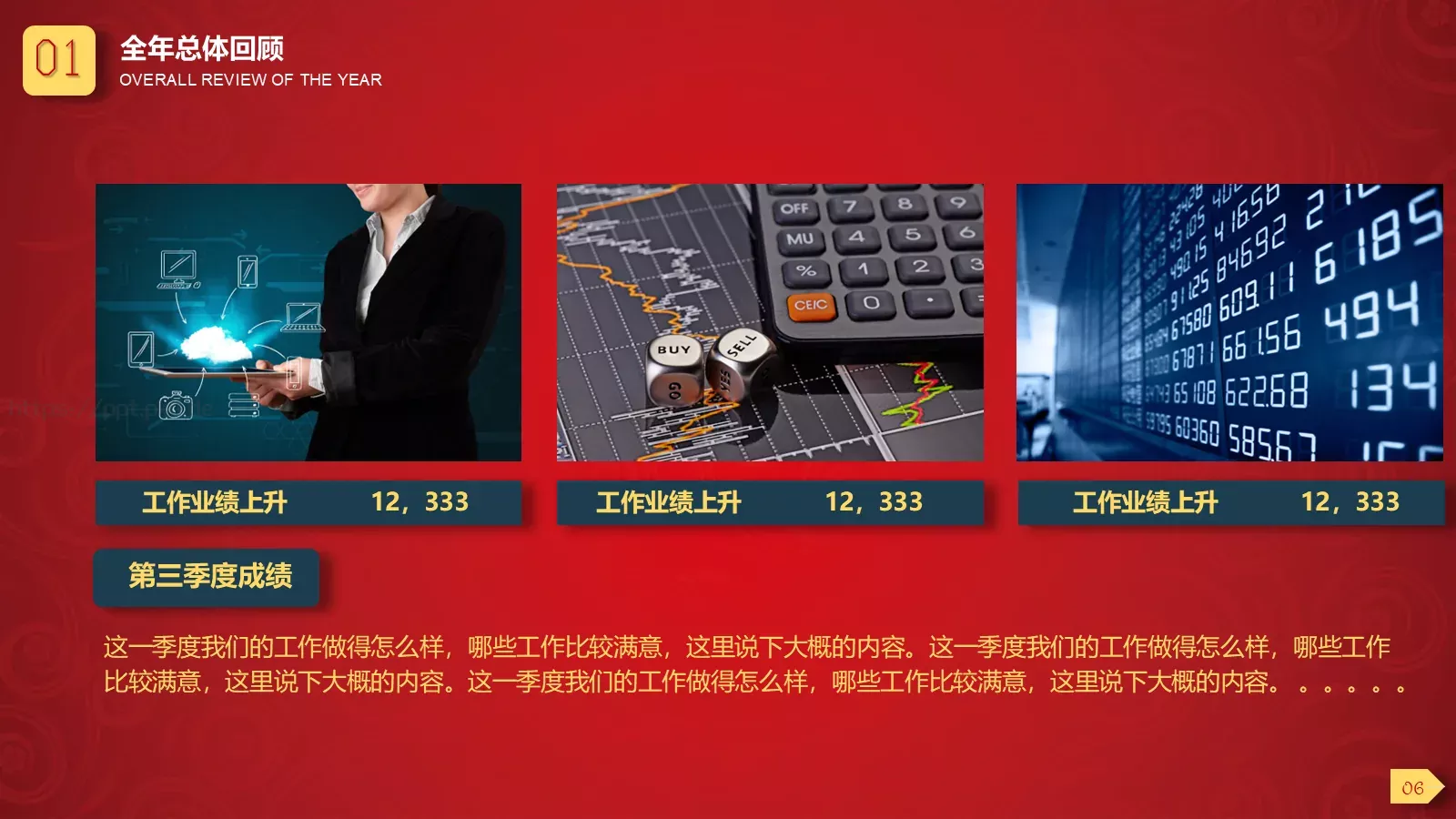 工作总结PPT模板 第 7 页预览图