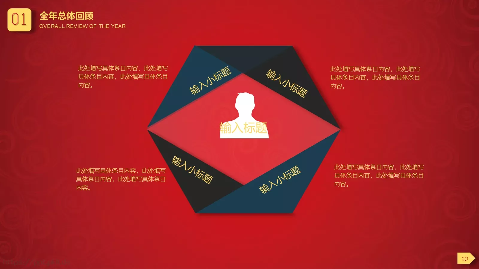 工作总结PPT模板 第 11 页预览图