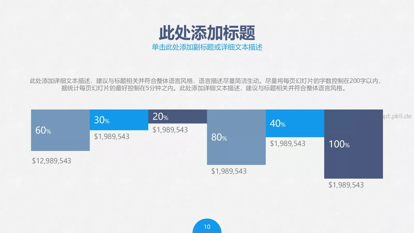 项目评估PPT模板 第 10 页预览图