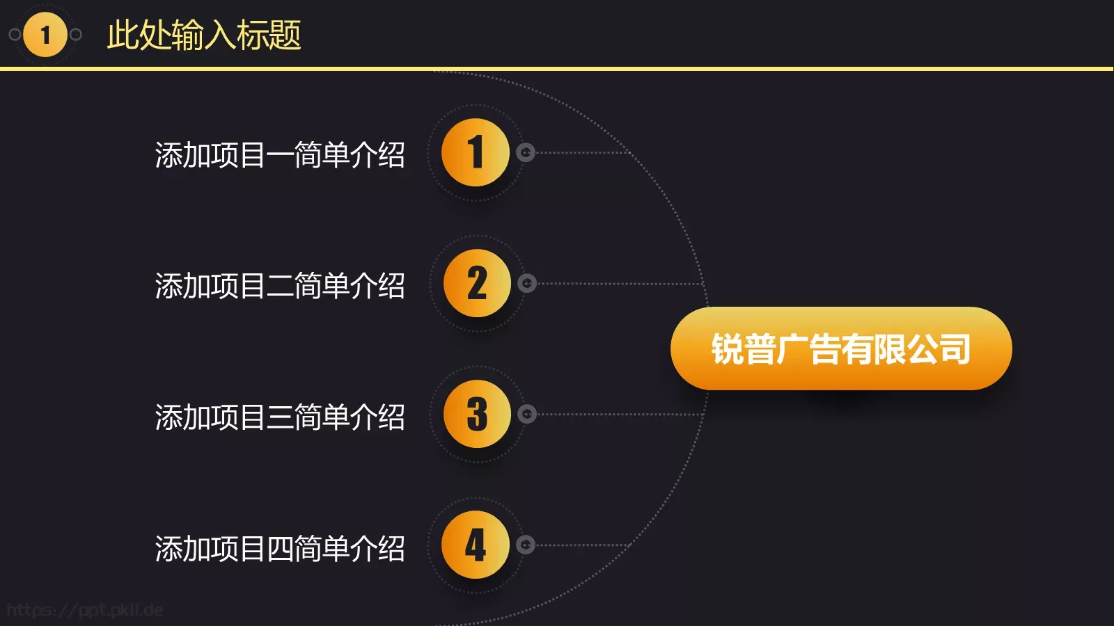 黑金质感工作汇报模板 第 5 页预览图