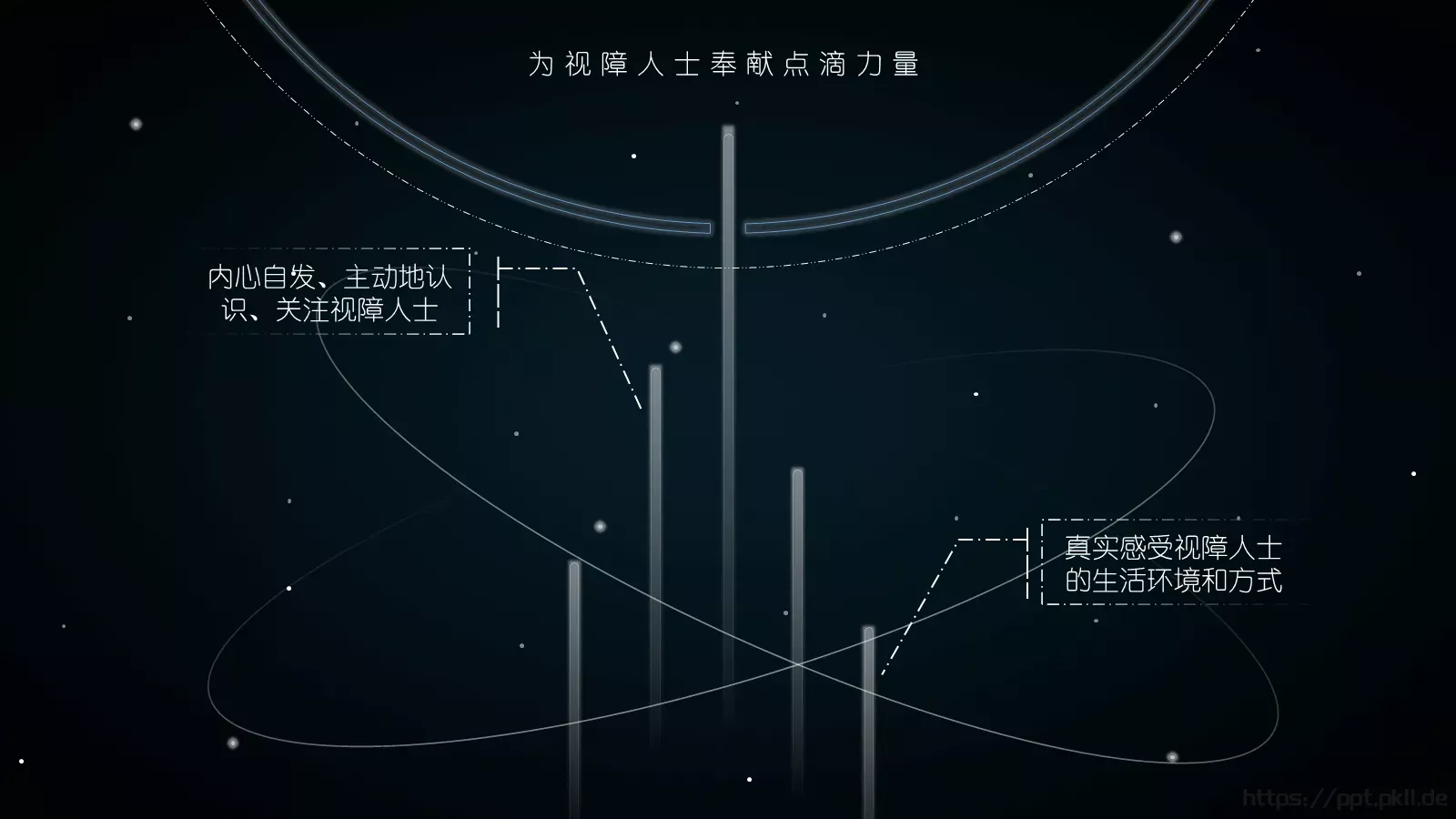 全世界约有盲人介绍PPT模板 第 18 页预览图