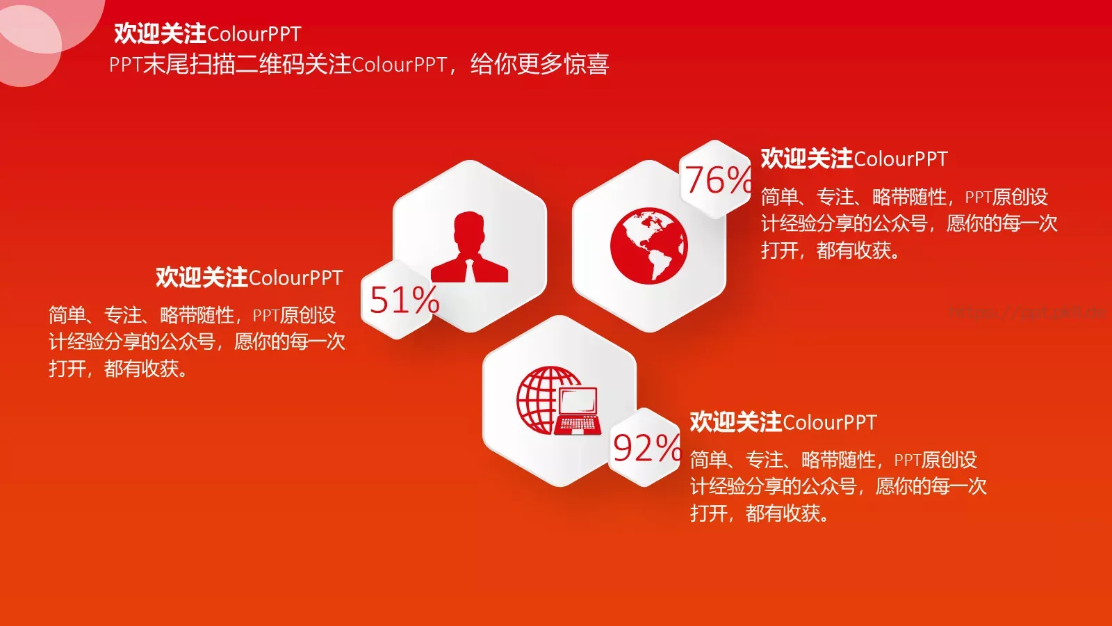 渐变清新年终总结PPT模板 第 9 页预览图