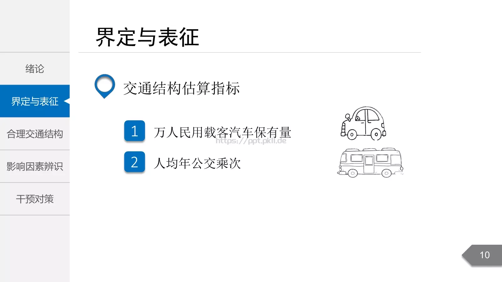 毕业答辩PPT模板 第 10 页预览图