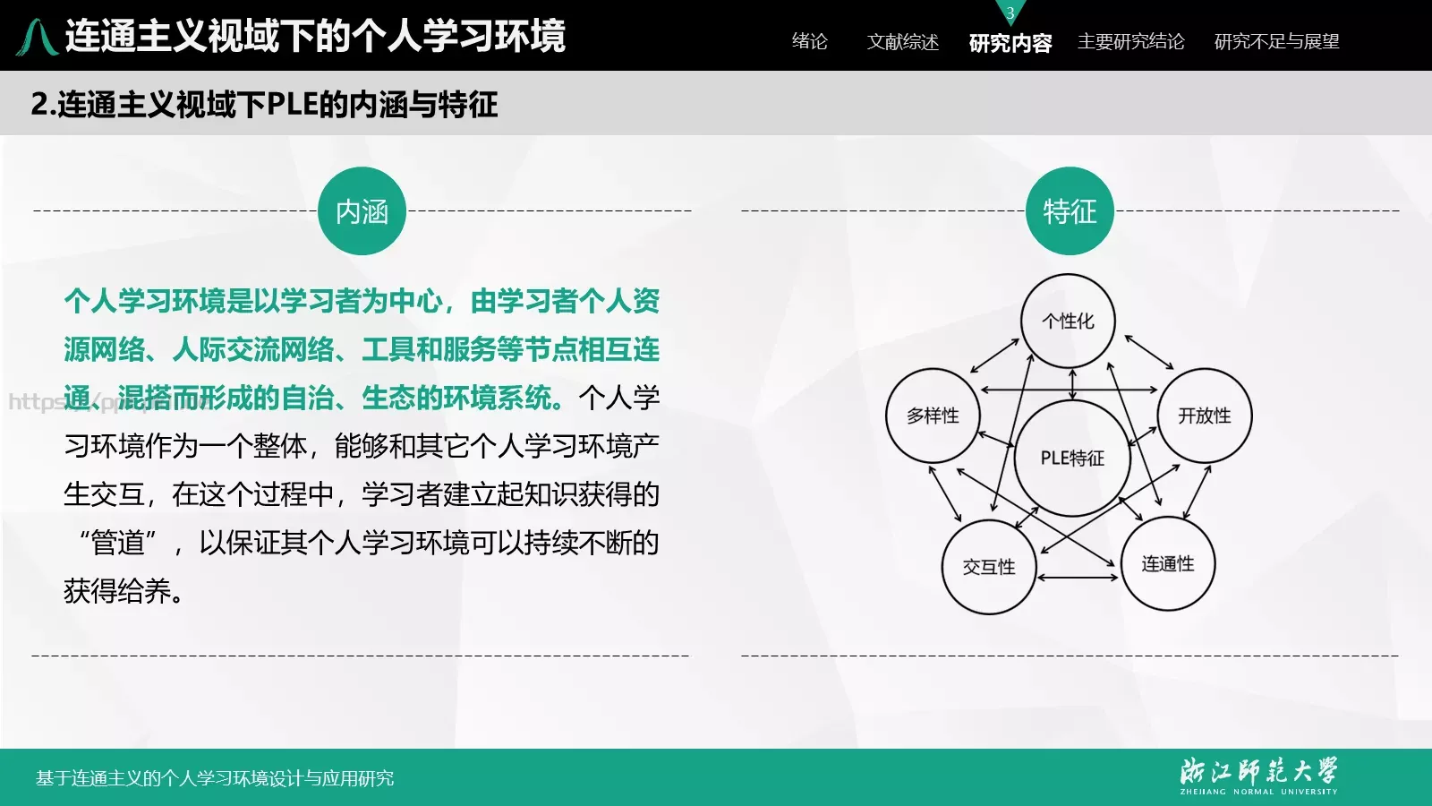 基于连通主义的毕业答辩PPT模板 第 16 页预览图