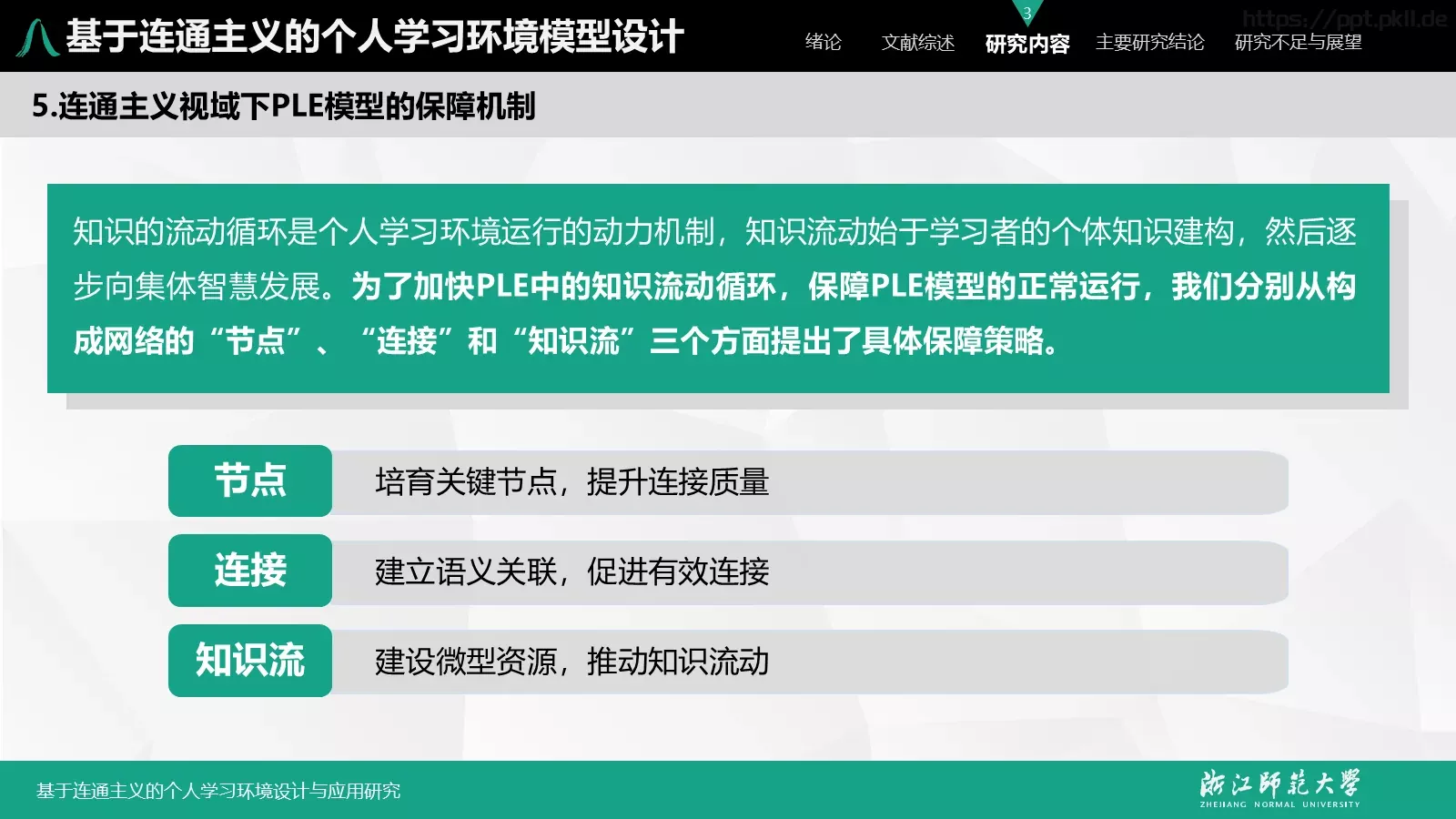 基于连通主义的毕业答辩PPT模板 第 23 页预览图