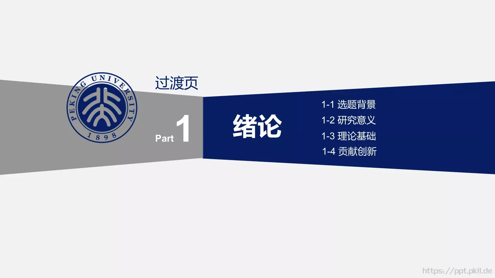 答辩材料PPT模板 第 3 页缩略图
