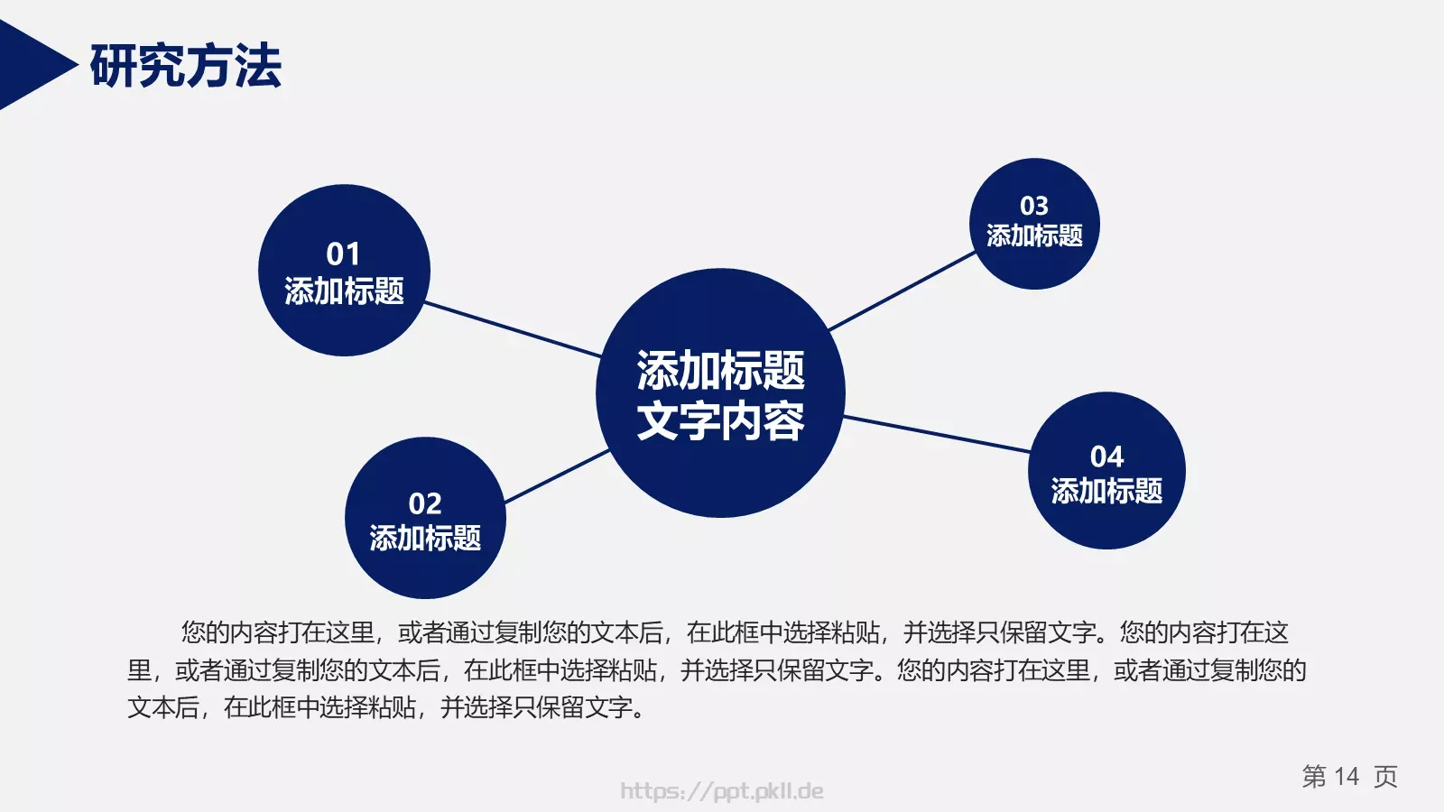 答辩材料PPT模板 第 14 页预览图
