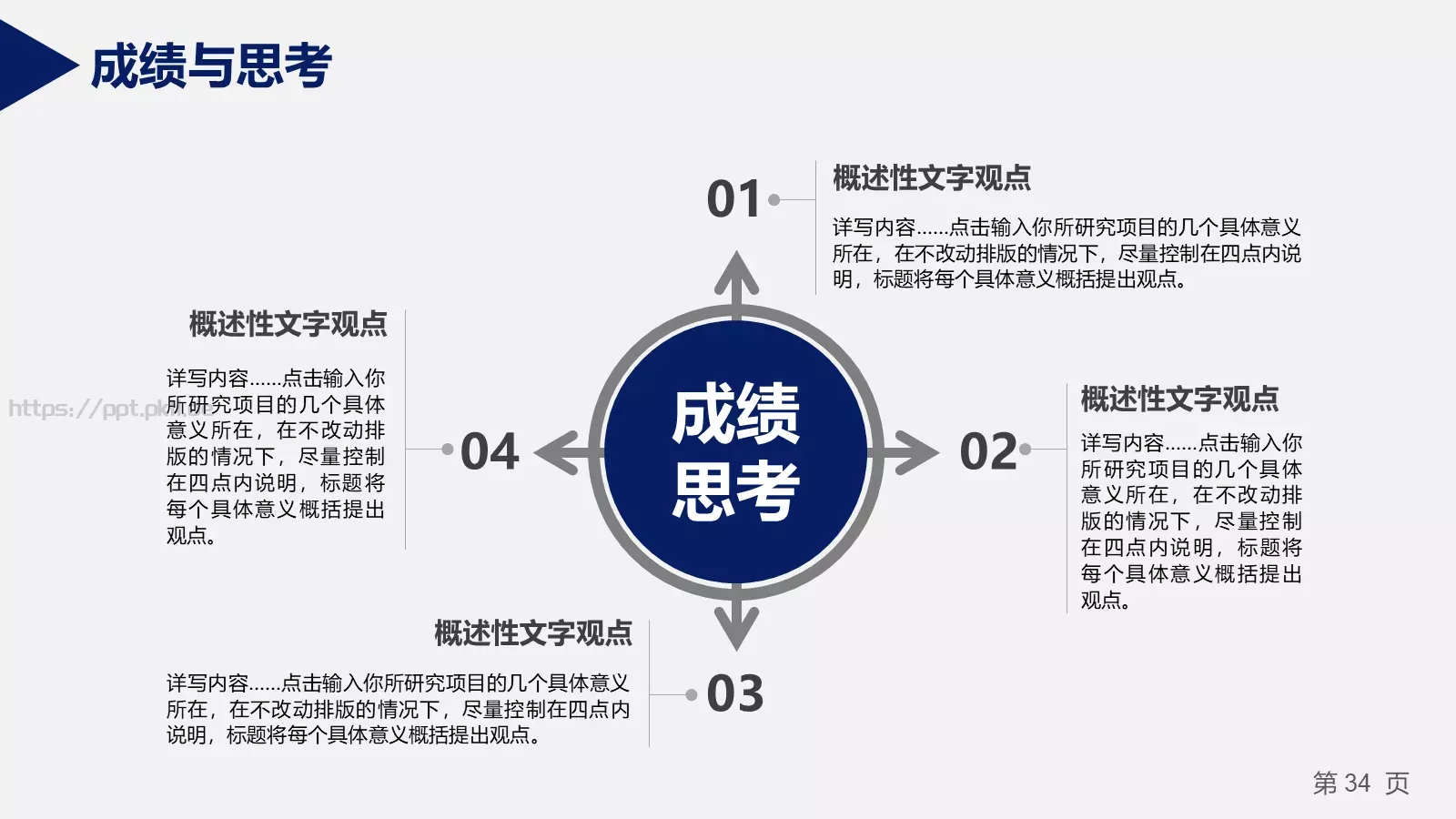 答辩材料PPT模板 第 34 页预览图