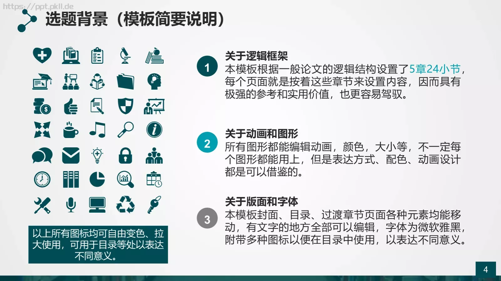 毕业论文答辩动态模板 第 4 页缩略图