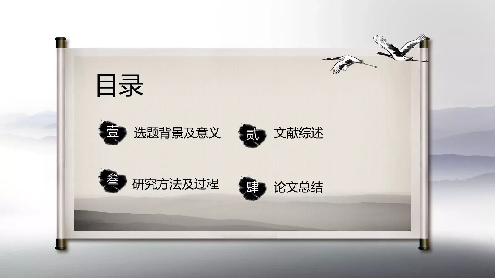 毕业答辩模板 第 2 页缩略图