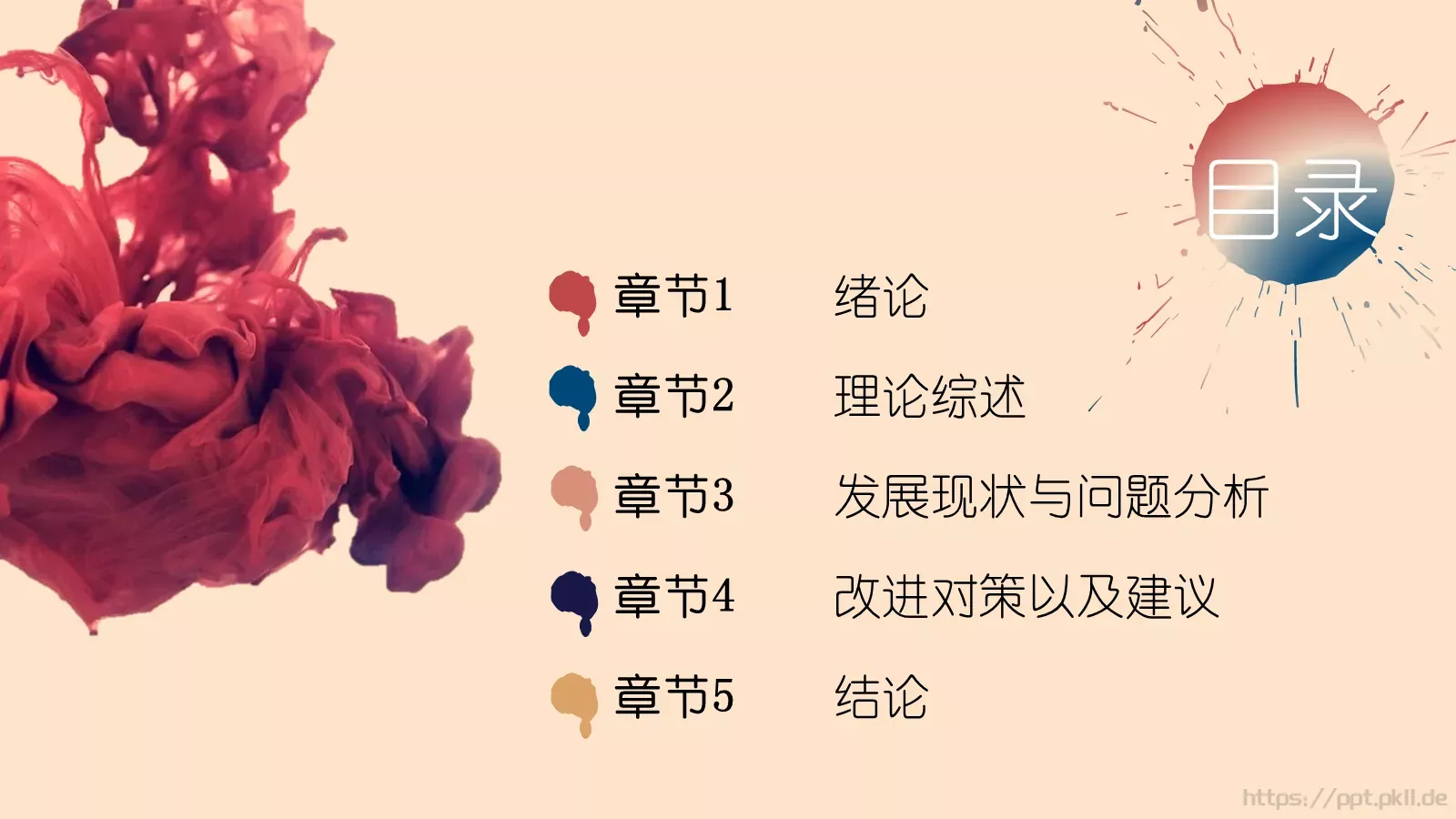 创意毕业答辩通用模板 第 2 页缩略图