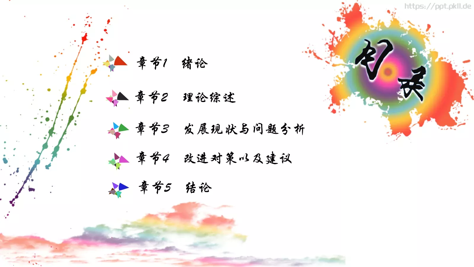 墨迹毕业设计答辩模板 第 2 页缩略图