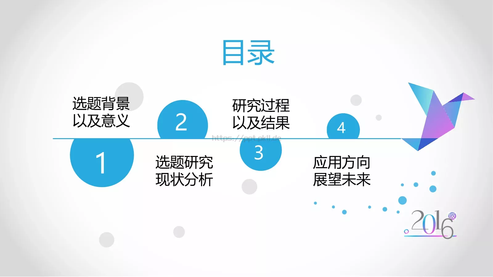 毕业论文答辩模板 第 2 页缩略图