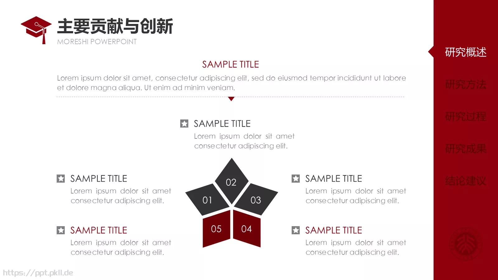毕业论文答辩通用模板 第 8 页预览图