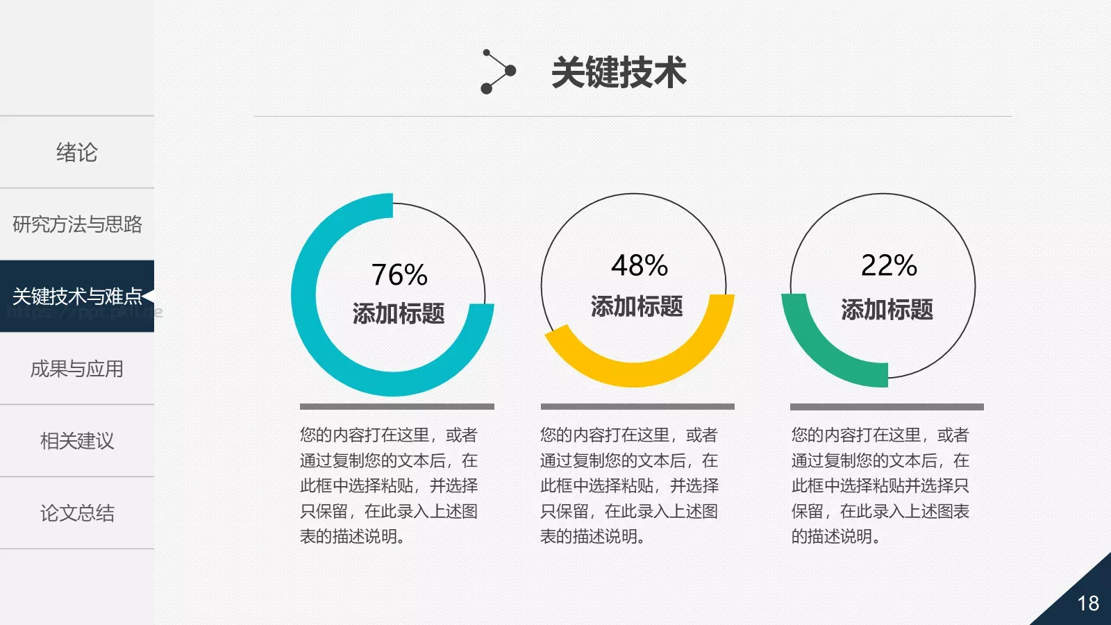 大学毕业答辩PPT模板 第 18 页预览图