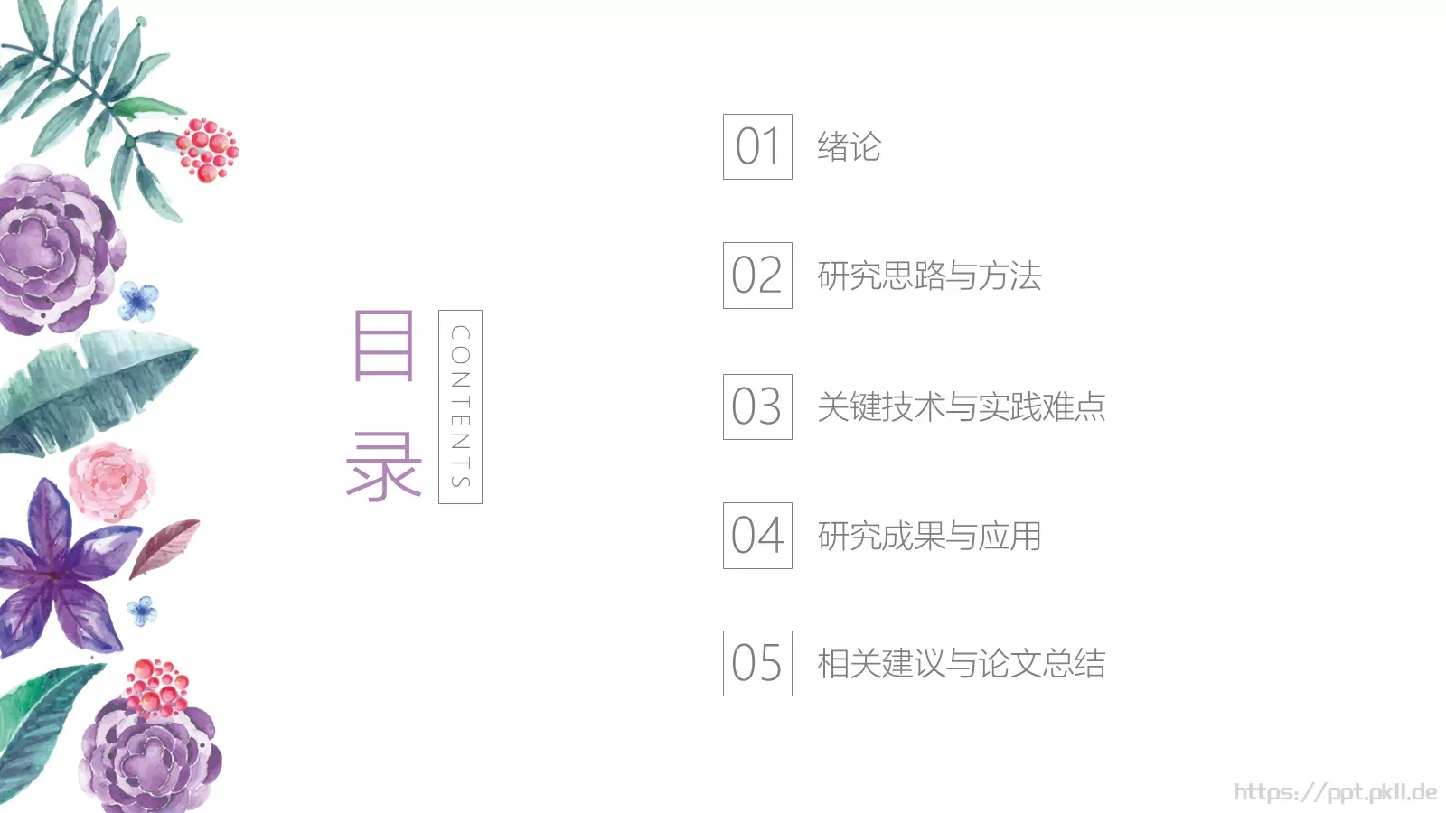 毕业答辩PPT模板 第 2 页缩略图